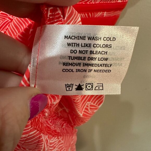 Coolibar Tunic Cover Up Size XS Pink Red UPF 50 Vacation Beach Cruise Resort - Picture 6 of 9